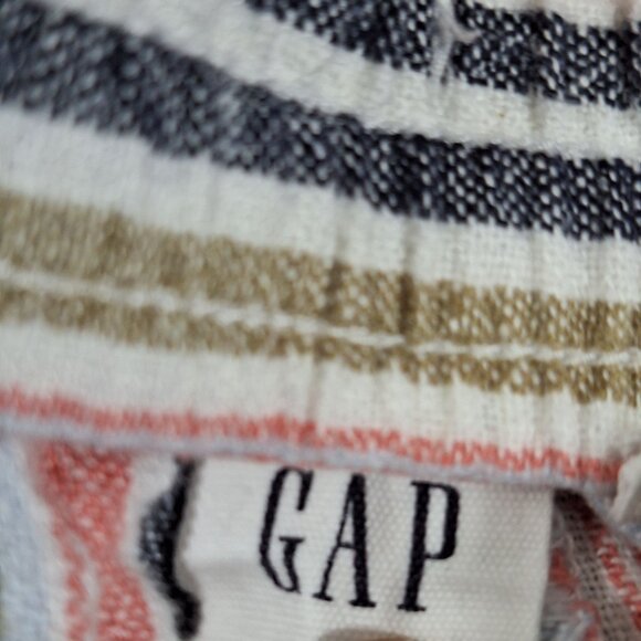 Gap striped drawstring micro shorts size medium - Picture 6 of 8
